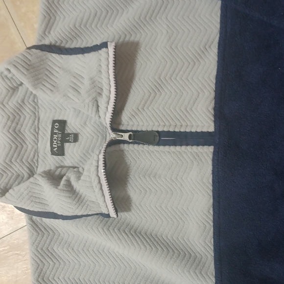 Adolfo Sport 1/4 zip fleece pullover - Picture 2 of 12